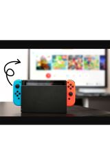 Nintendo Switch  Oled 64 Gb Türkiye Uyumlu Şarj Adaptörlü Konsol - Kırmızı/Mavi