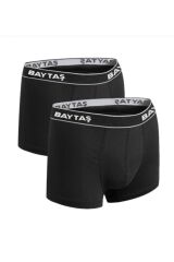 Baytaş Siyah Erkek Boxer Tekli