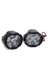 Evrensel 2 Adet Motosiklet Far Scooter Sis Spot Işık Led