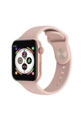 Akıllı Saat Nabız Ölçer Bileklik Adımsayar Smart Watch X7 Series 6 Mesaj Okuma Fitpro Pembe