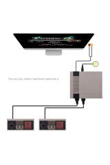 Süper Mini Retro Video Oyun Konsolu Atari Mario Lu 620 Oyunlu
