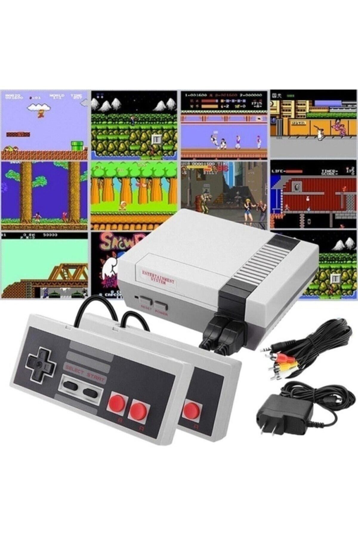 Süper Mini Retro Video Oyun Konsolu Atari Mario Lu 620 Oyunlu