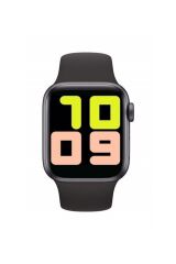 Akıllı Saat Smart Watch Türkçe Menü Arama Cevaplama Modu Sporcu Saati Konuşma Özelliği T500 (Siyah)