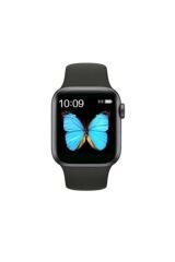Akıllı Saat Smart Watch Türkçe Menü Arama Cevaplama Modu Sporcu Saati Konuşma Özelliği T500 (Siyah)