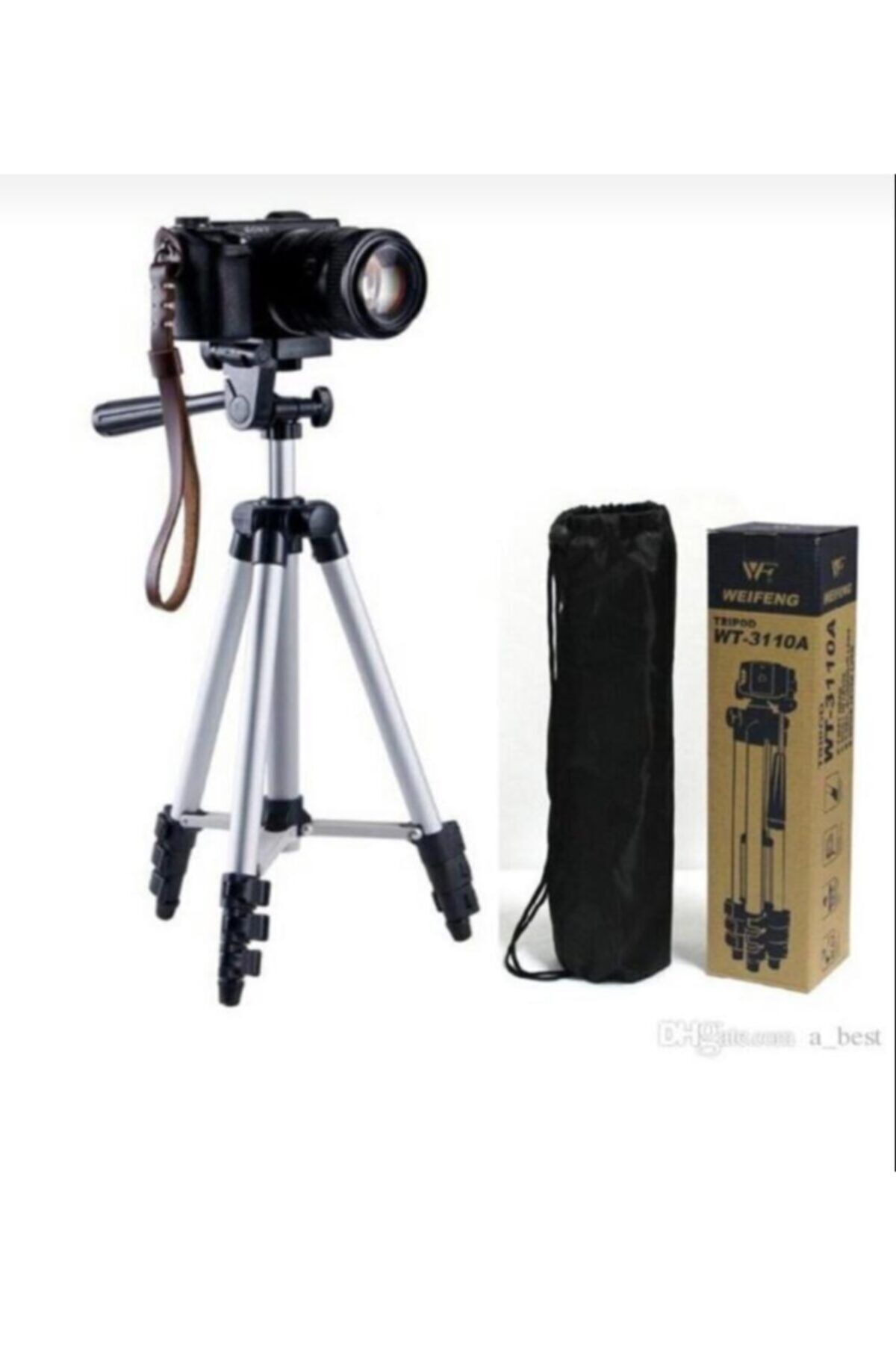 Profesyonel Taşınabilir Kamera Telefon Tripod Tf-3110