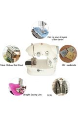 Mini Ev Tipi Taşınabilir Dikiş Makinesi Pedallı Sewing Machine
