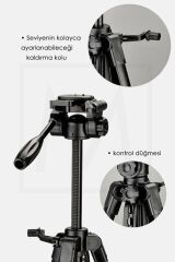 Dıgıpod Professional Kamera Video Tripod 170 Cm Tr-472 615 Mm Profesyonel Çantalı Trıpod