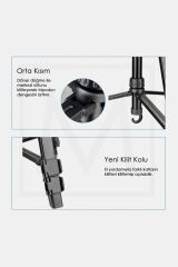 Dıgıpod Professional Kamera Video Tripod 170 Cm Tr-472 615 Mm Profesyonel Çantalı Trıpod